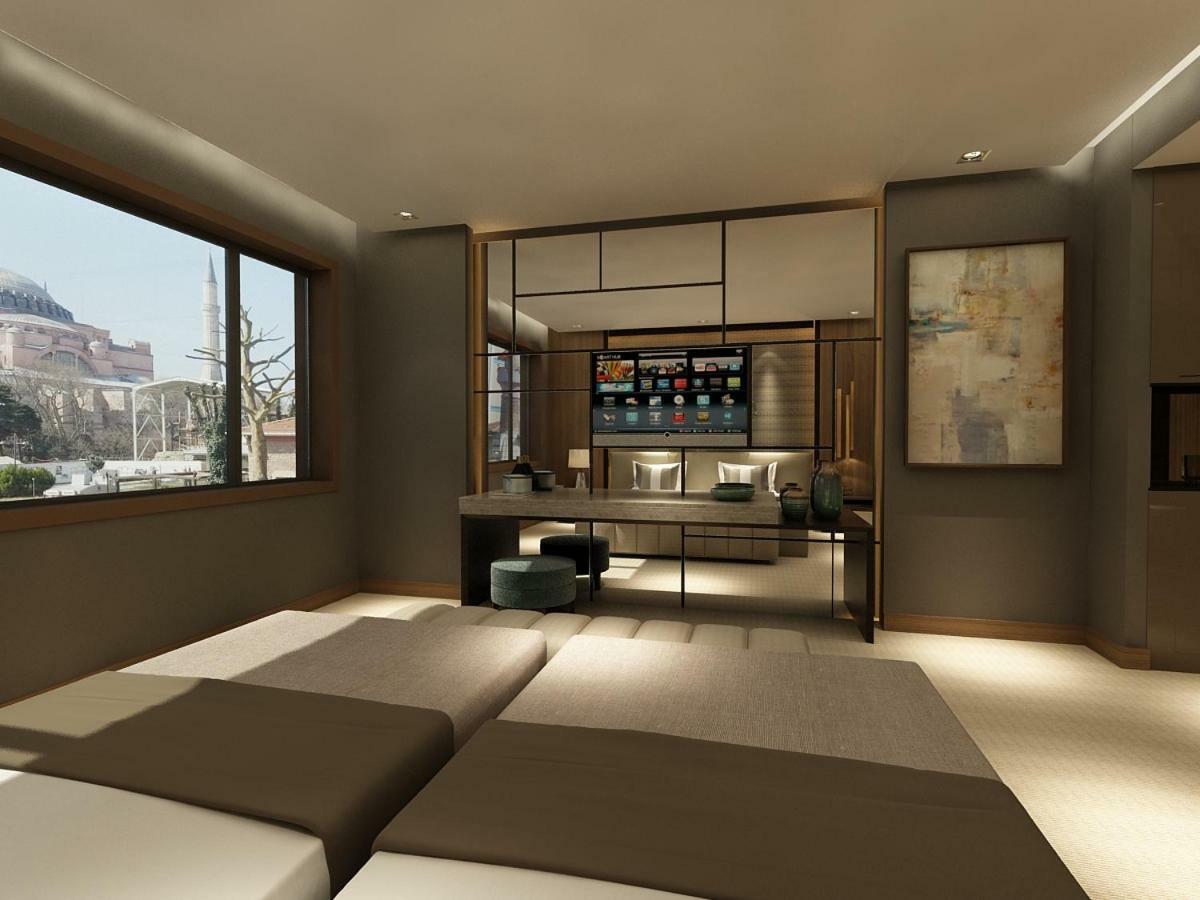 Vogue Hotel Supreme איסטמבול מראה חיצוני תמונה A 3D rendering of a hotel room